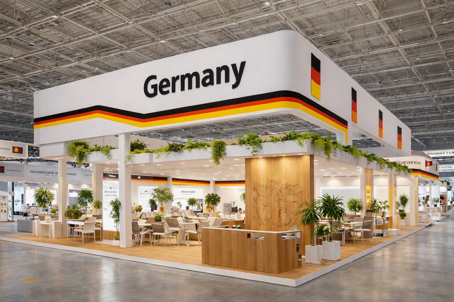 Stand para feria internacional